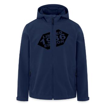année 1986 limited edition - Veste softshell homme en polyester recyclé Stanley/Stella - marine - Devant - AI Model Male 185 light (185cm)