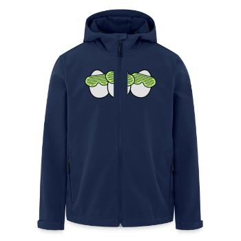 Funky Egg Crew - Veste softshell homme en polyester recyclé Stanley/Stella - marine - Devant - AI Model Male 185 light (185cm)
