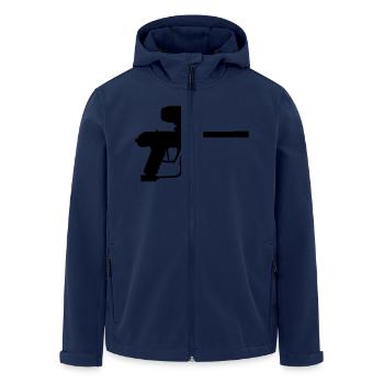 Paintball - Veste softshell homme en polyester recyclé Stanley/Stella - marine - Devant - AI Model Male 185 light (185cm)