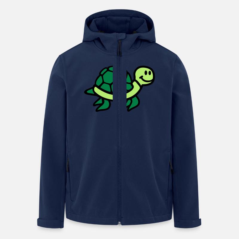 Turtle - Men’s Recycled Softshell Jacket by Stanley/Stella - navy