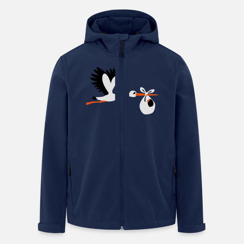 Stork - Men’s Recycled Softshell Jacket by Stanley/Stella - navy