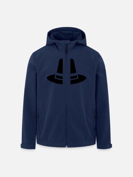Hat - Men’s Recycled Softshell Jacket by Stanley/Stella - navy