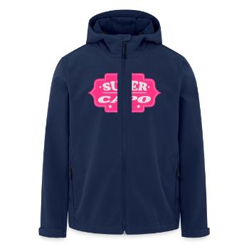 Super capo 111 - Men’s Recycled Softshell Jacket by Stanley/Stella - navy - Front - AI Model Male 185 light (185cm)