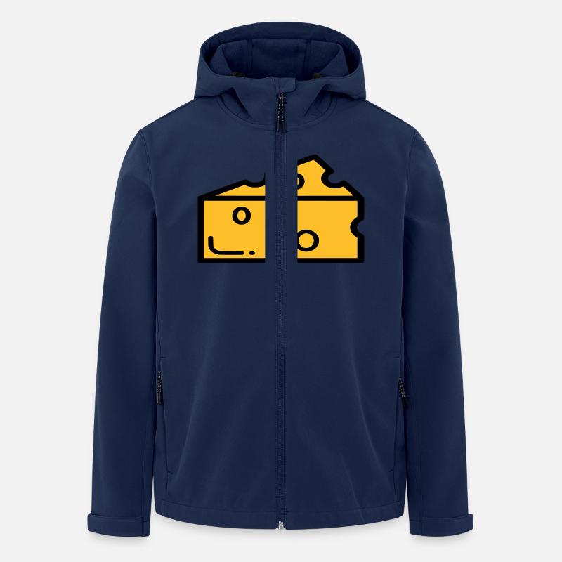 cheese - Men’s Recycled Softshell Jacket by Stanley/Stella - navy