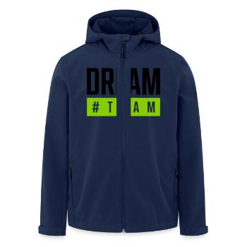 Dream Team Hashtag - Men’s Recycled Softshell Jacket by Stanley/Stella - navy - Front - AI Model Male 185 light (185cm)