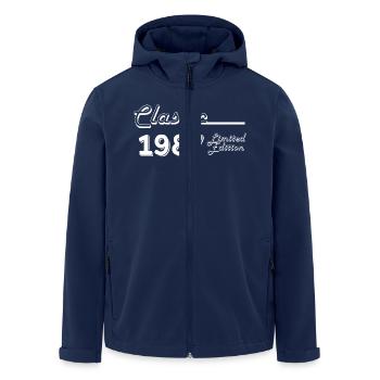 Classic 1987 Limited Edition - Men’s Recycled Softshell Jacket by Stanley/Stella - navy - Front - AI Model Male 185 light (185cm)