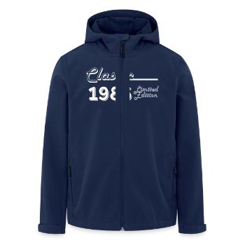 Classic 1986 édition limitée - Veste softshell homme en polyester recyclé Stanley/Stella - marine - Devant - AI Model Male 185 light (185cm)