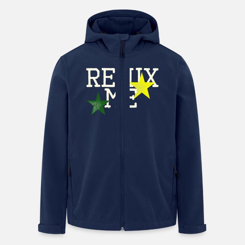 Remix me - Recycelte Männer Softshell-Jacke von Stanley/Stella - Navy