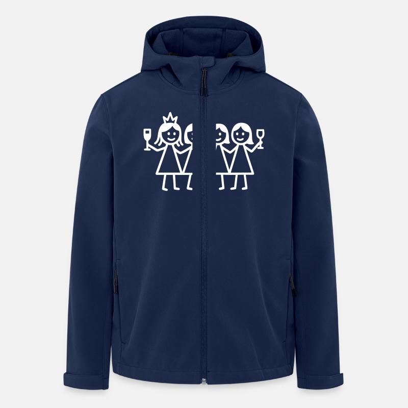 Hen Crew Girls Party - Men’s Recycled Softshell Jacket by Stanley/Stella - navy