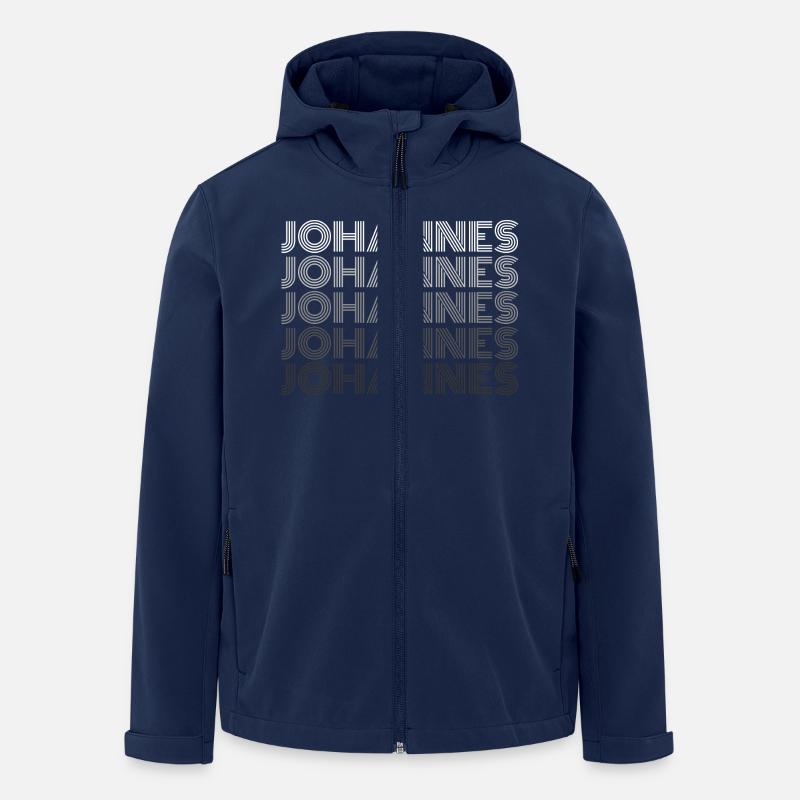 Johannes - Recycelte Männer Softshell-Jacke von Stanley/Stella - Navy