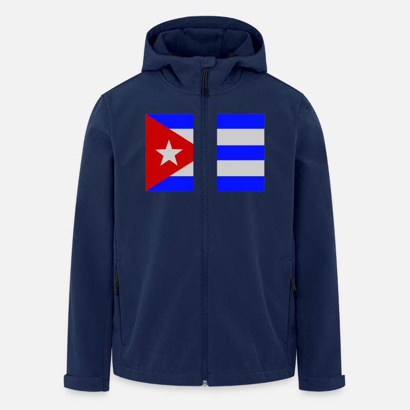 Cuba - Recycelte Männer Softshell-Jacke von Stanley/Stella - Navy