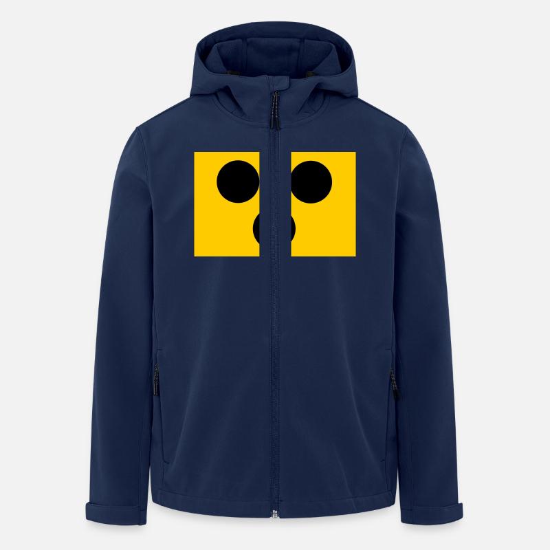 Blind - Blindenzeichen - Recycelte Männer Softshell-Jacke von Stanley/Stella - Navy