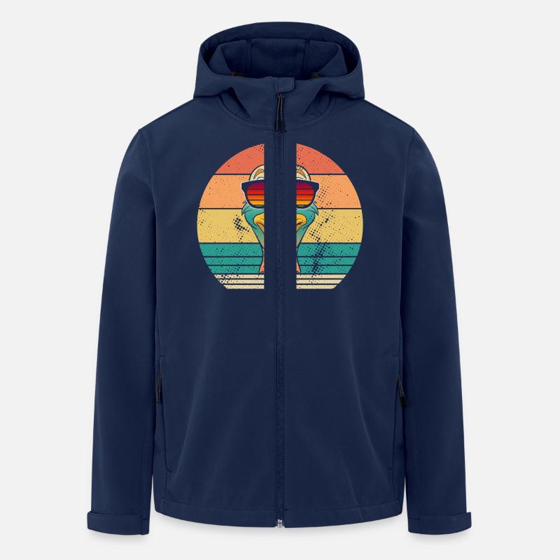 Gans - Recycelte Männer Softshell-Jacke von Stanley/Stella - Navy