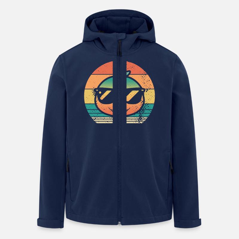 Enten - Recycelte Männer Softshell-Jacke von Stanley/Stella - Navy