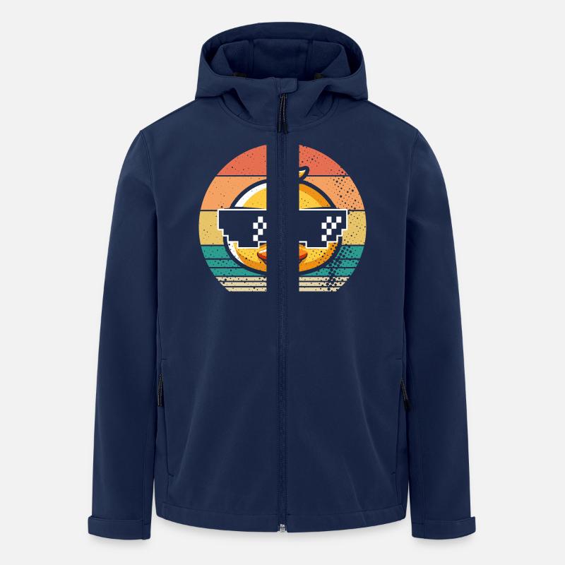 Enten - Recycelte Männer Softshell-Jacke von Stanley/Stella - Navy