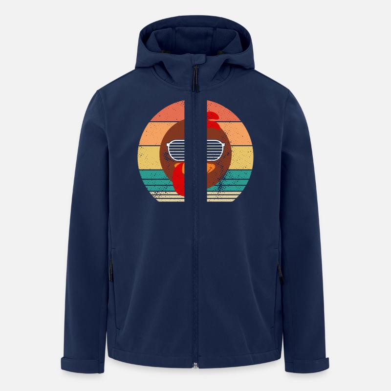 Truthahn - Recycelte Männer Softshell-Jacke von Stanley/Stella - Navy