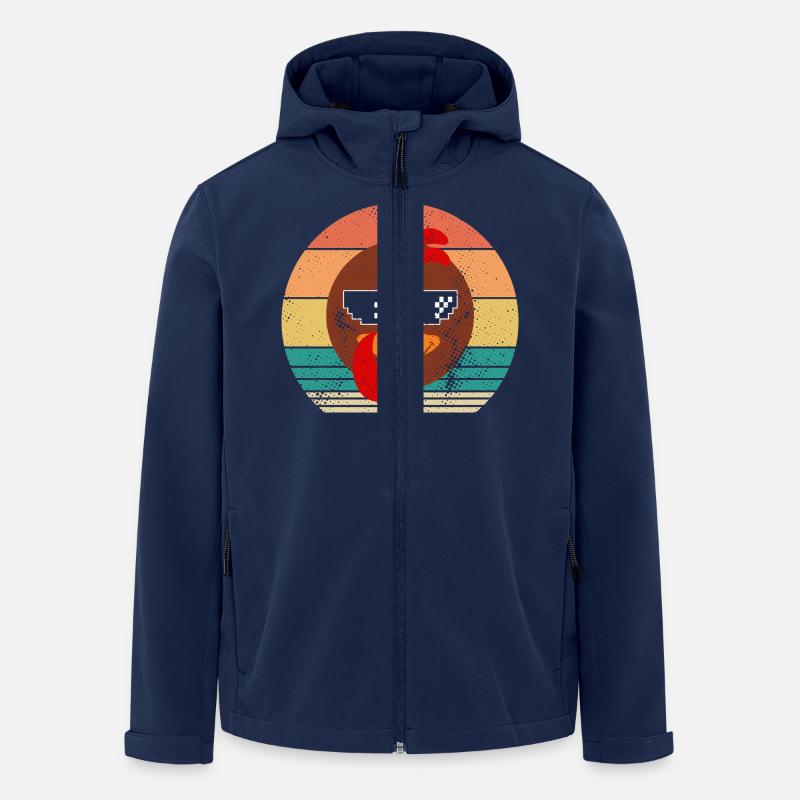Truthahn - Recycelte Männer Softshell-Jacke von Stanley/Stella - Navy