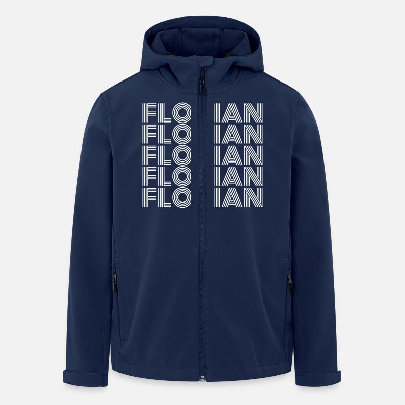 Florian - Veste softshell homme en polyester recyclé Stanley/Stella - marine
