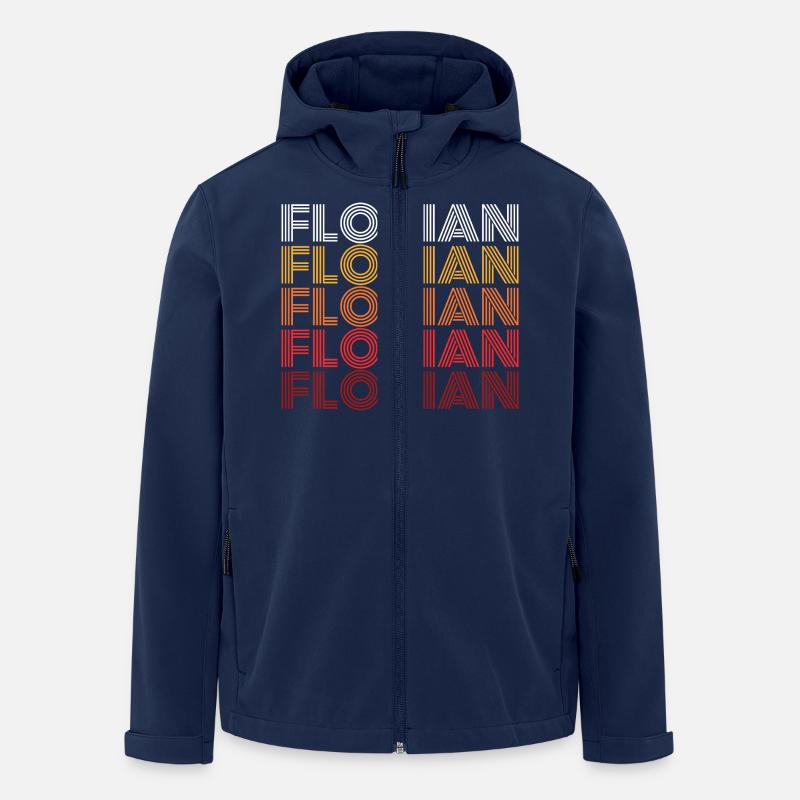 Florian - Veste softshell homme en polyester recyclé Stanley/Stella - marine