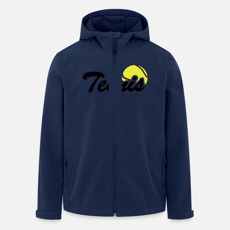 Tennis - Recycelte Männer Softshell-Jacke von Stanley/Stella - Navy