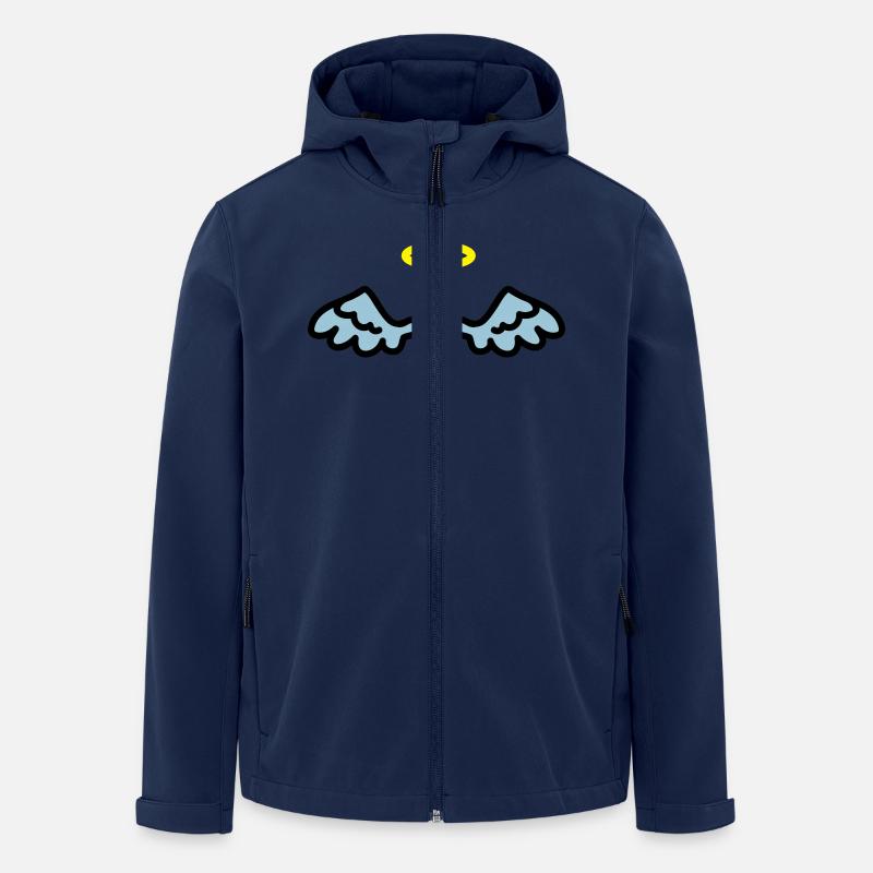 Engelsflügel - Recycelte Männer Softshell-Jacke von Stanley/Stella - Navy