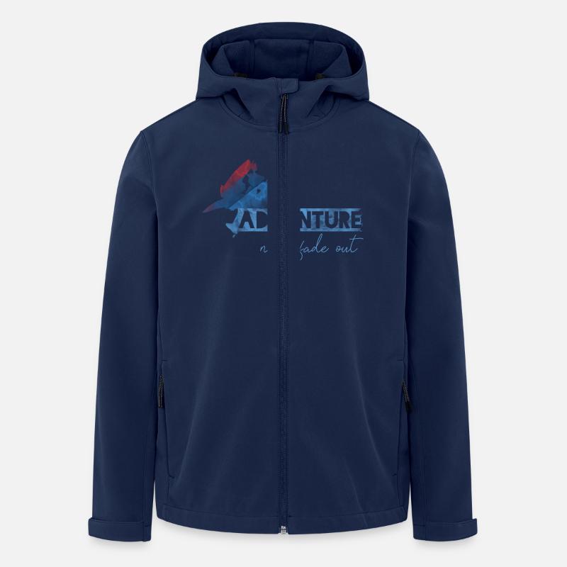 GS Adventure - Recycelte Männer Softshell-Jacke von Stanley/Stella - Navy