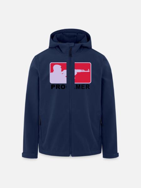 progamer_2011_4_3c - Recycelte Männer Softshell-Jacke von Stanley/Stella - Navy