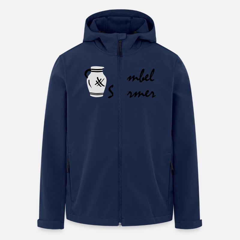 Bembel Stürmer #Bembeltown #Waldstadion #FFM - Recycelte Männer Softshell-Jacke von Stanley/Stella - Navy