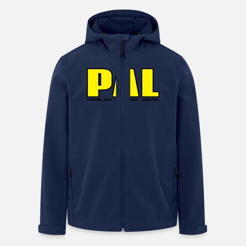 PAL - Problem anderer Leute - Recycelte Männer Softshell-Jacke von Stanley/Stella - Navy