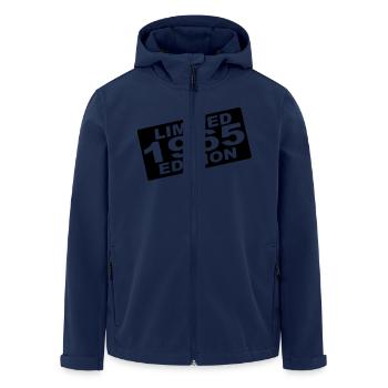 année 1965 limited edition - Veste softshell homme en polyester recyclé Stanley/Stella - marine - Devant - AI Model Male 185 light (185cm)