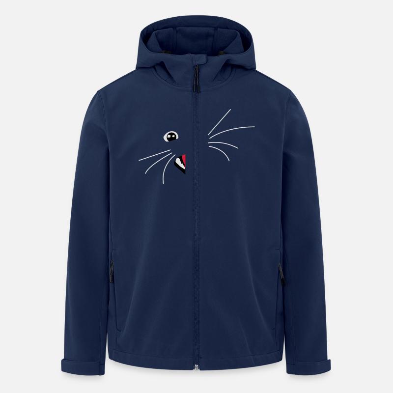 Bad Cat - Veste softshell homme en polyester recyclé Stanley/Stella - marine