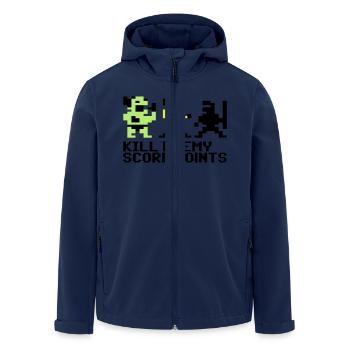 Gamer geek sack - Men’s Recycled Softshell Jacket by Stanley/Stella - navy - Front - AI Model Male 185 light (185cm)