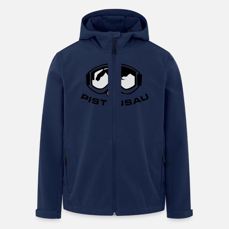 pistensau3c - Recycelte Männer Softshell-Jacke von Stanley/Stella - Navy