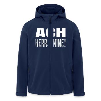 Ach herrjemine! - Recycelte Männer Softshell-Jacke von Stanley/Stella - Navy - Vorne - AI Model Male 185 light (185cm)