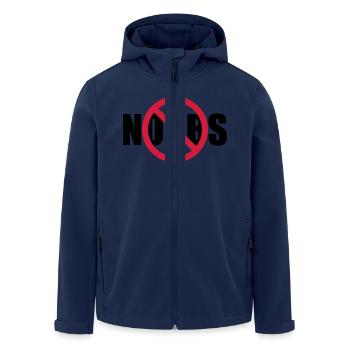 Aucun signe de noobs interdit - Veste softshell homme en polyester recyclé Stanley/Stella - marine - Devant - AI Model Male 185 light (185cm)