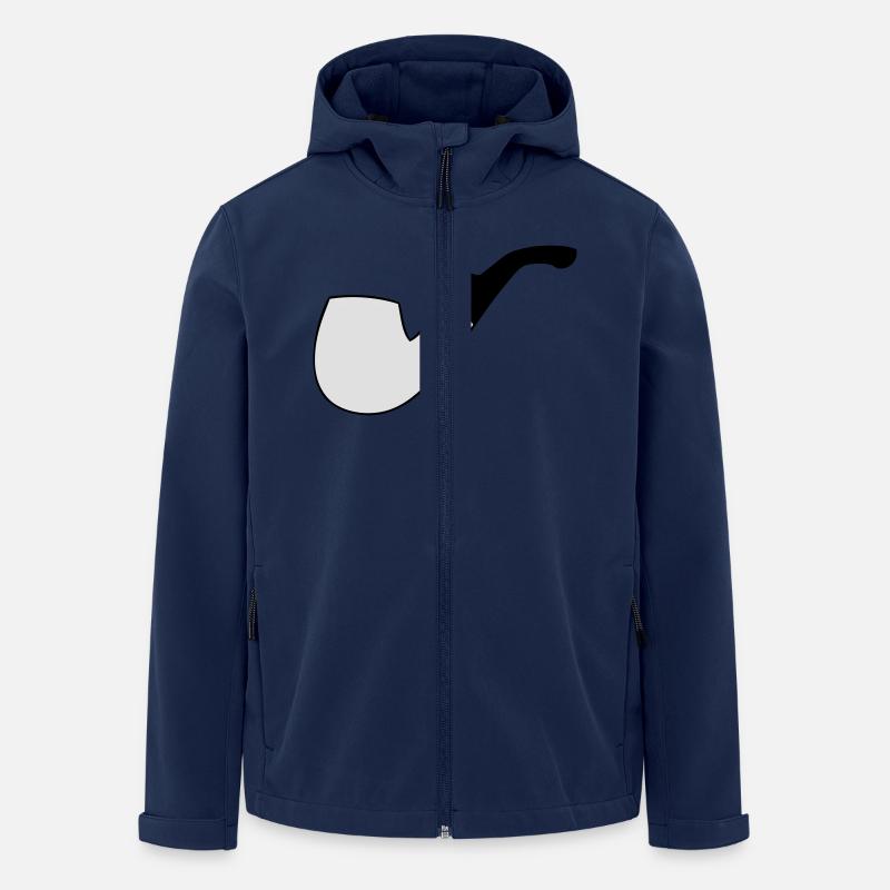 Pfeife - Recycelte Männer Softshell-Jacke von Stanley/Stella - Navy