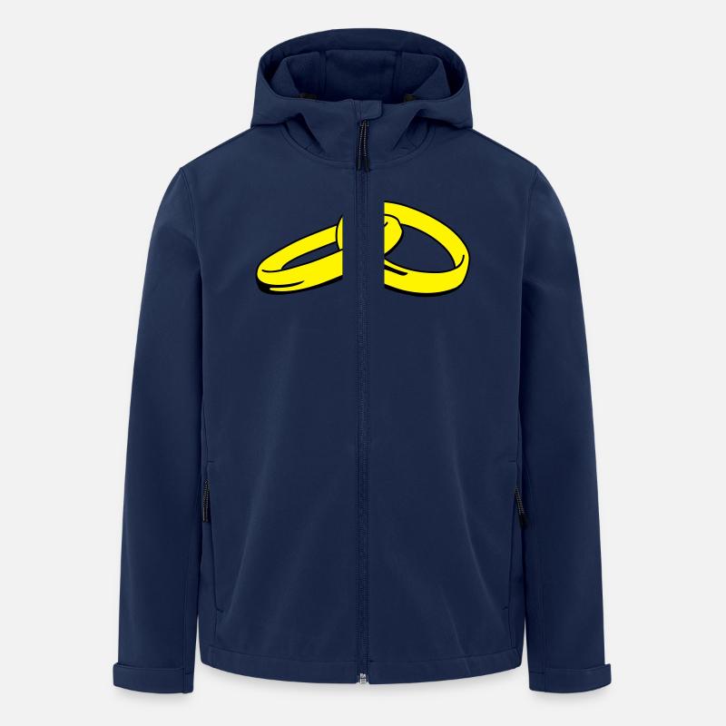 eheringe_02 - Recycelte Männer Softshell-Jacke von Stanley/Stella - Navy