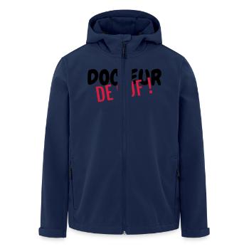 Arzt / Medizin / Ärztin / doctor - Recycelte Männer Softshell-Jacke von Stanley/Stella - Navy - Vorne - AI Model Male 185 light (185cm)