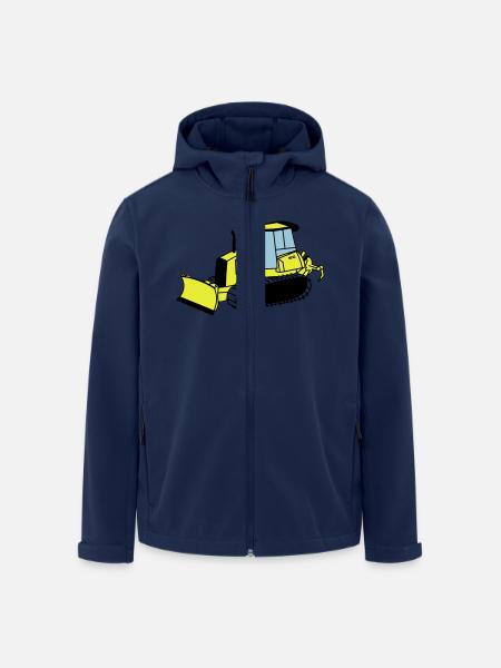 Planierraupe - Recycelte Männer Softshell-Jacke von Stanley/Stella - Navy