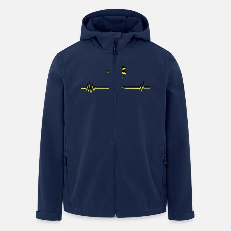 palme puls - Recycelte Männer Softshell-Jacke von Stanley/Stella - Navy