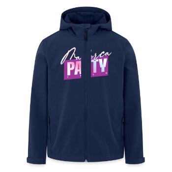 Mallorca Party Crew - Men’s Recycled Softshell Jacket by Stanley/Stella - navy - Front - AI Model Male 185 light (185cm)