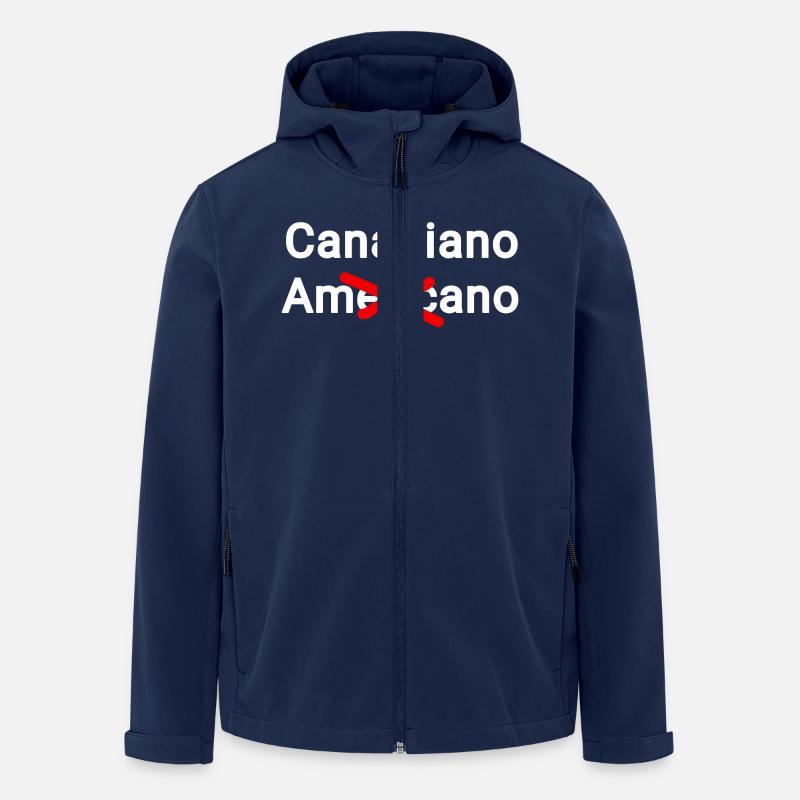Canadiano - Recycelte Männer Softshell-Jacke von Stanley/Stella - Navy