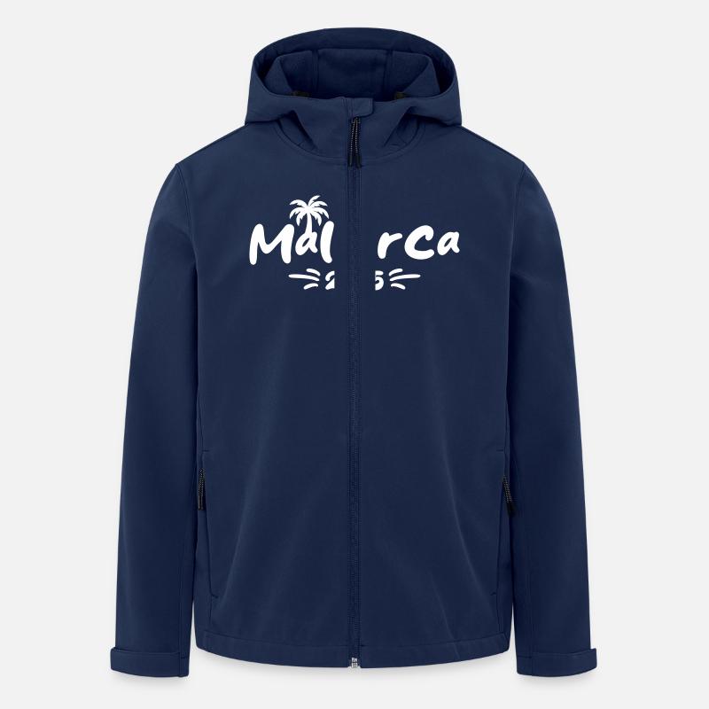 Majorque 2025 - Veste softshell homme en polyester recyclé Stanley/Stella - marine