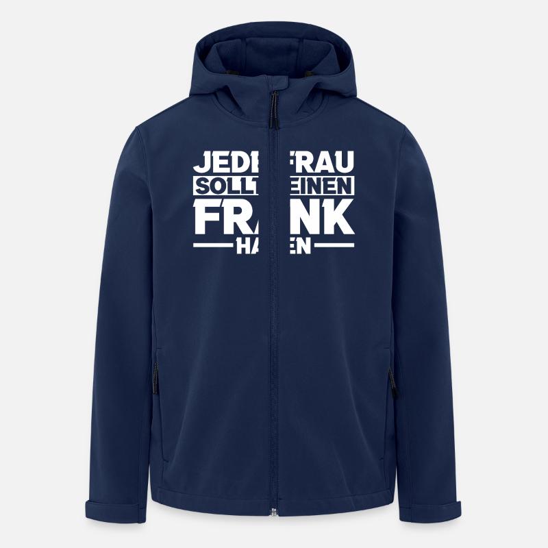 Frank - Recycelte Männer Softshell-Jacke von Stanley/Stella - Navy
