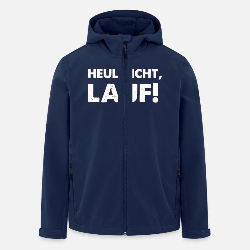 Howl doesn't run - Men’s Recycled Softshell Jacket by Stanley/Stella - navy