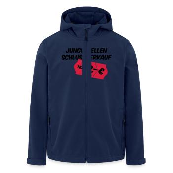 Baccalauréat - Veste softshell homme en polyester recyclé Stanley/Stella - marine - Devant - AI Model Male 185 light (185cm)