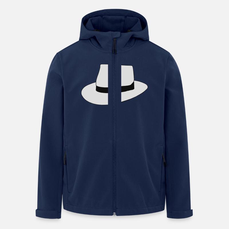 white hat - Recycelte Männer Softshell-Jacke von Stanley/Stella - Navy