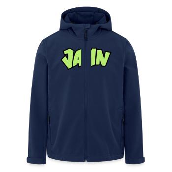 Jammin' JAMN Jamming in tha name of the Lord - Recycelte Männer Softshell-Jacke von Stanley/Stella - Navy - Vorne - AI Model Male 185 light (185cm)