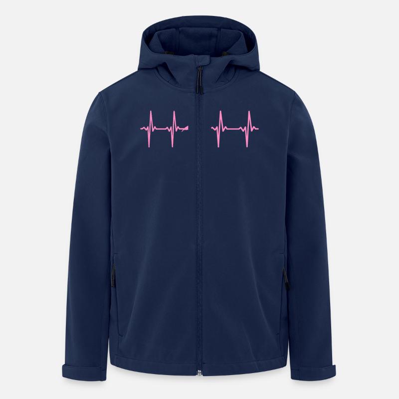 FLAMINGO - Men’s Recycled Softshell Jacket by Stanley/Stella - navy