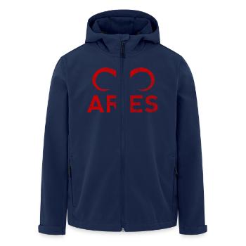 Aries / Zodiac Aries - Men’s Recycled Softshell Jacket by Stanley/Stella - navy - Front - AI Model Male 185 light (185cm)